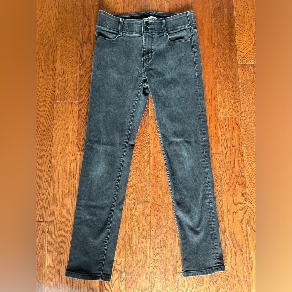 [Nine West] Size 8 Women’s Straight Leg Mid Rise Tummy Control Pants black/grey